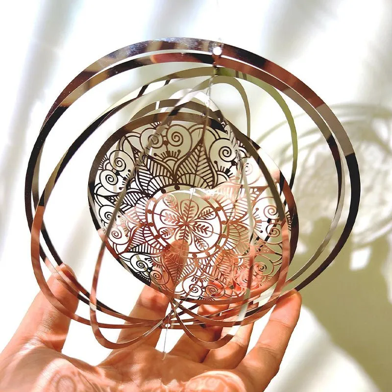 3D Mandala Wind Spinner