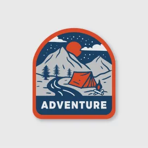 Adventure Badge Sticker