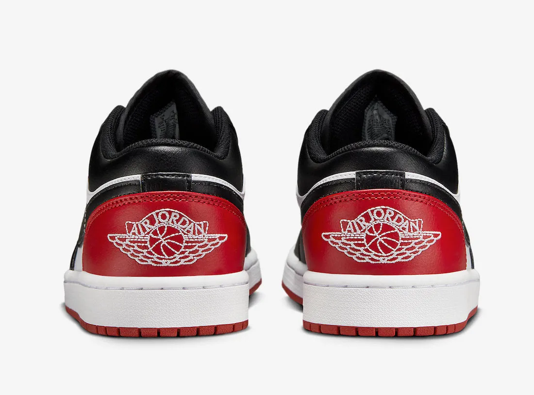 AIR JORDAN 1 LOW White Black Varsity Red 553558-161