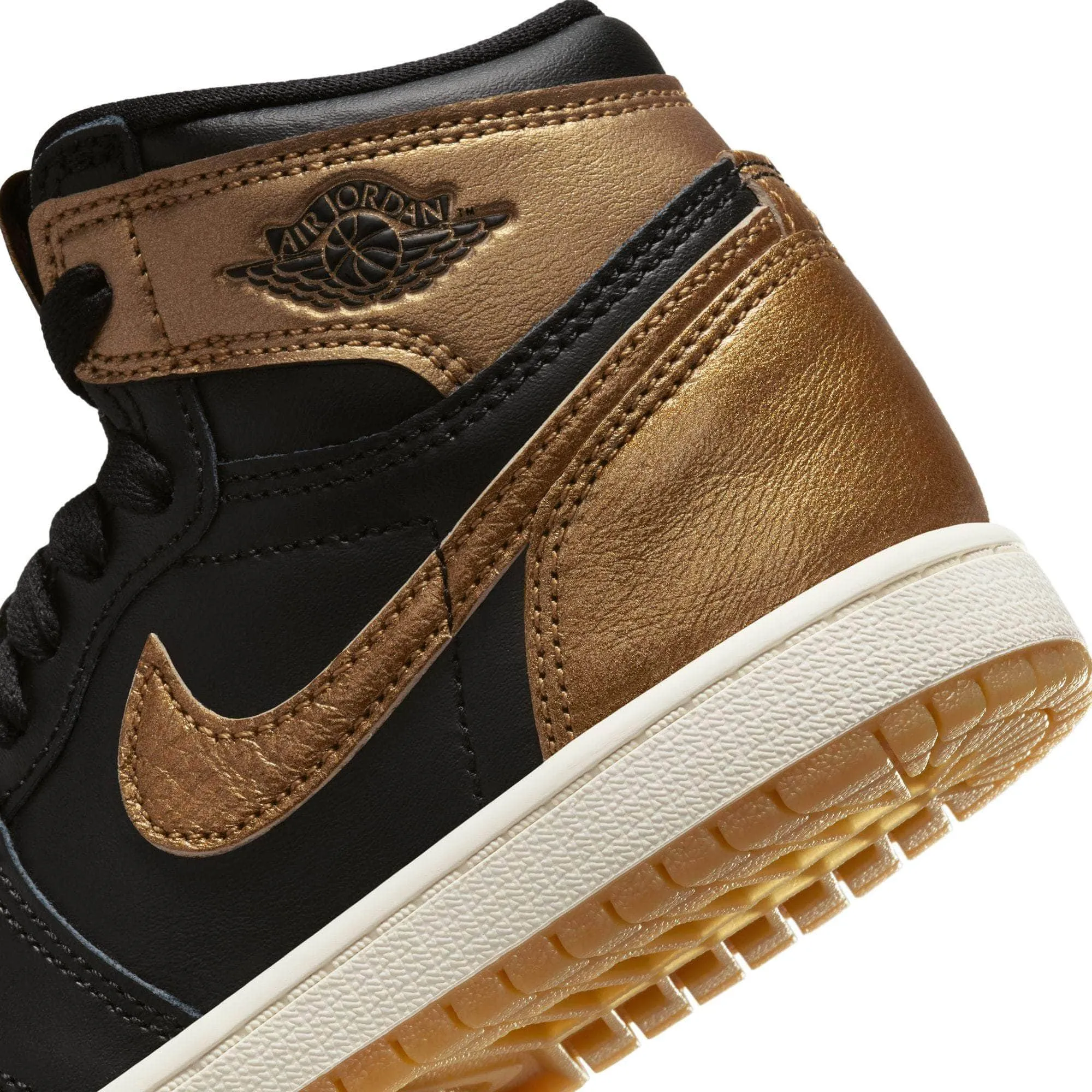 Air Jordan 1 Retro High OG "Black and Gold" - Kid's PS