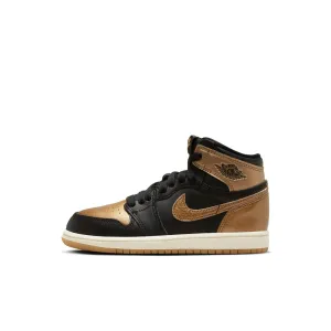 Air Jordan 1 Retro High OG "Black and Gold" - Kid's PS