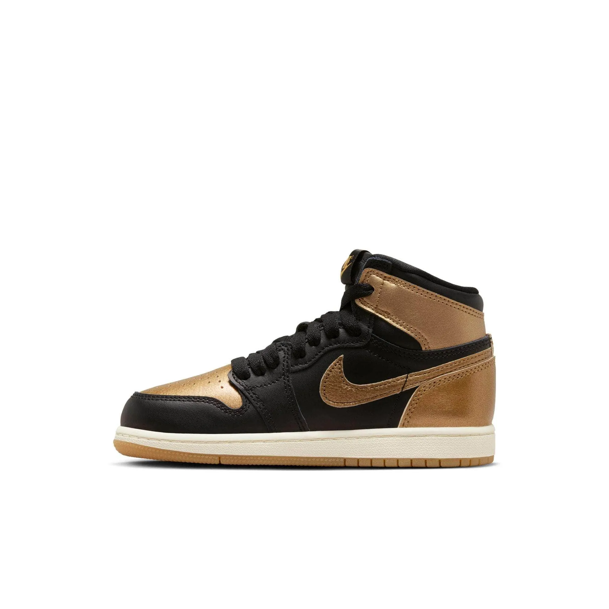 Air Jordan 1 Retro High OG "Black and Gold" - Kid's PS