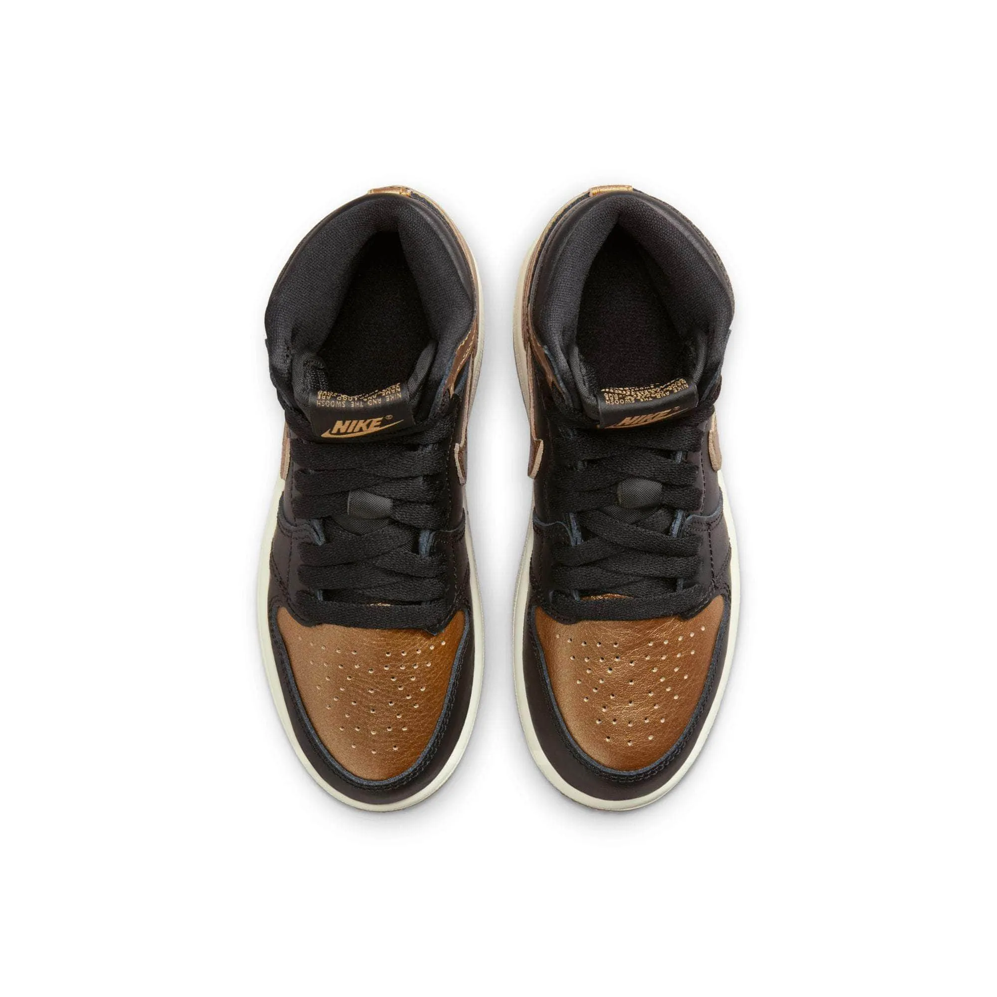 Air Jordan 1 Retro High OG "Black and Gold" - Kid's PS