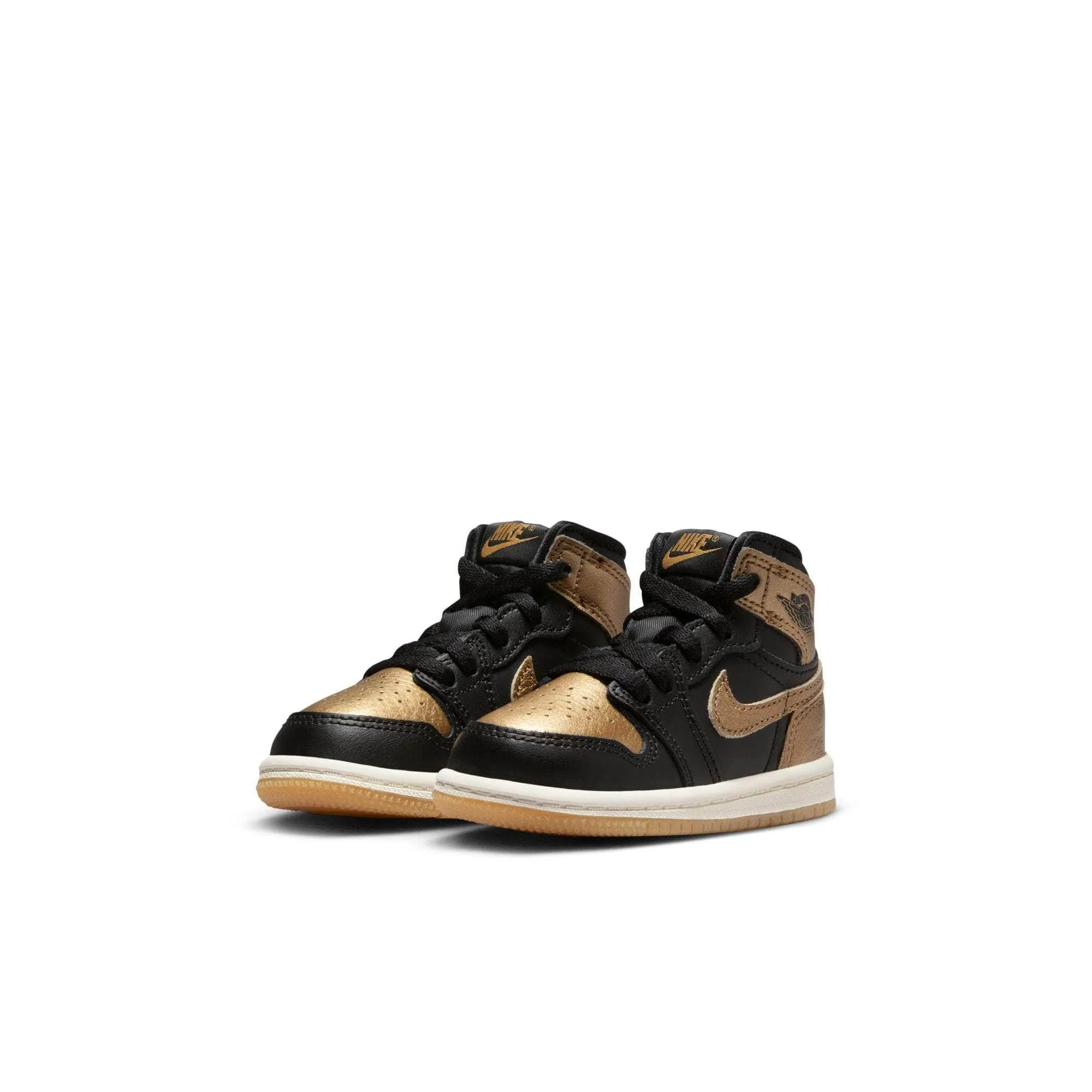 Air Jordan 1 Retro High OG "Black and Gold" - Toddler's TD