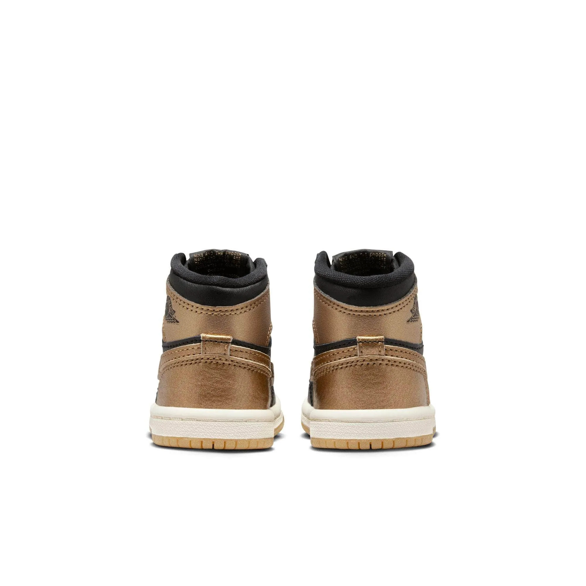 Air Jordan 1 Retro High OG "Black and Gold" - Toddler's TD