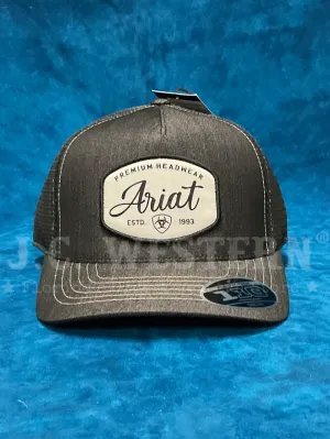 Ariat A300088901 Mens FlexFit 110 Heather Front Patch Cap Black