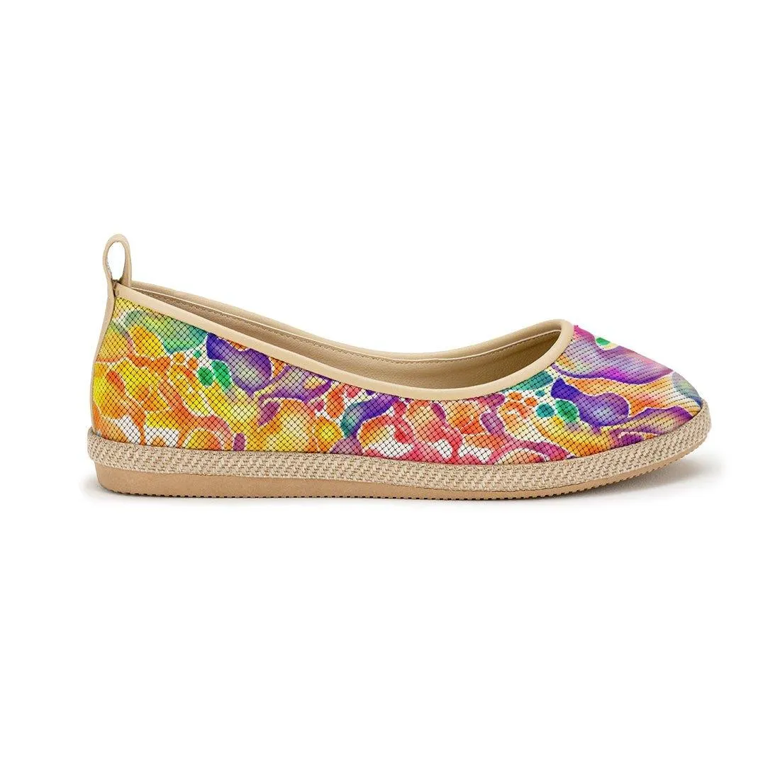 Beige Voyage Round Toe Bright