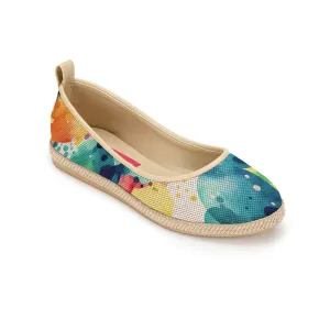 Beige Voyage Round Toe Circles