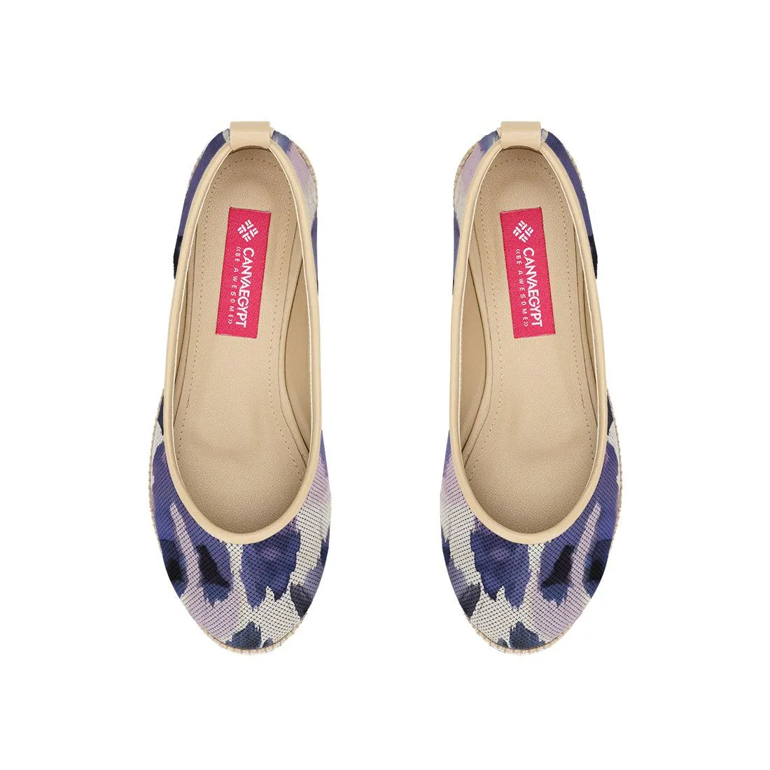 Beige Voyage Round Toe Cloudy