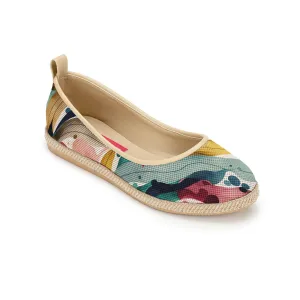 Beige Voyage Round Toe Color Flow
