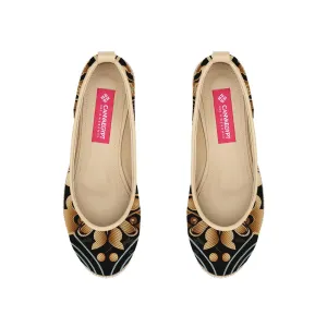Beige Voyage Round Toe Decoration