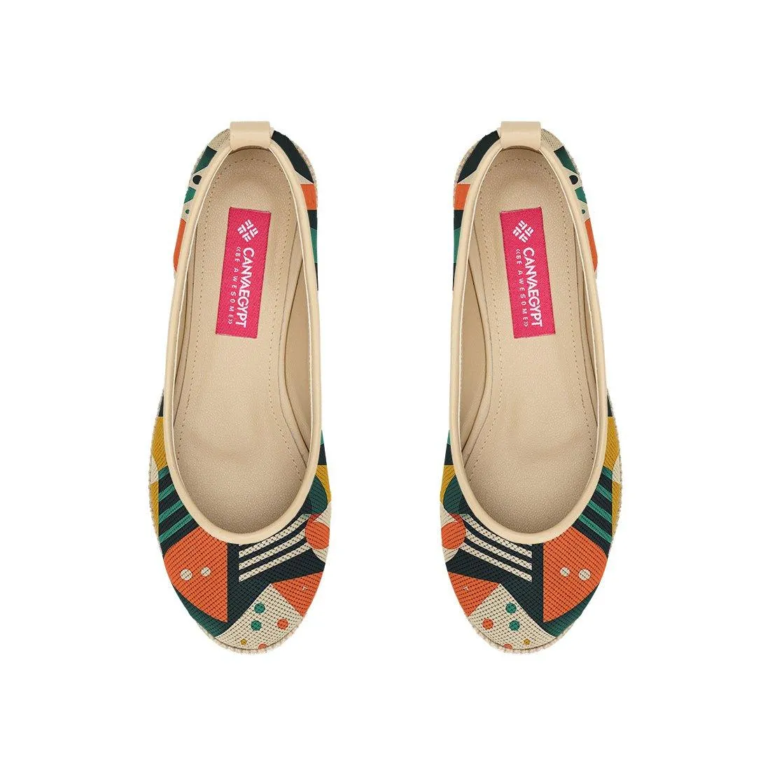 Beige Voyage Round Toe Figure