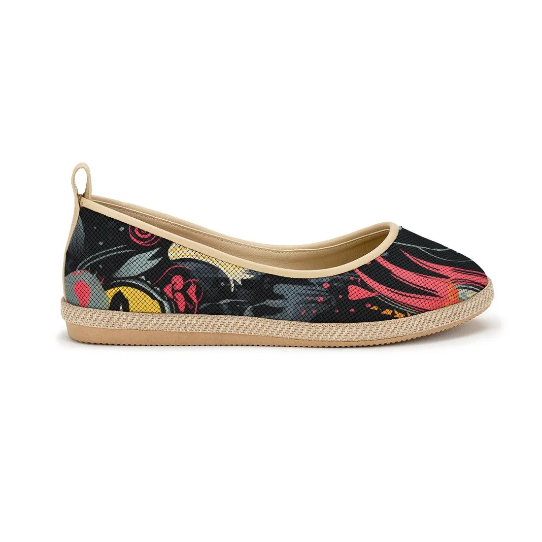 Beige Voyage Round Toe Flecks