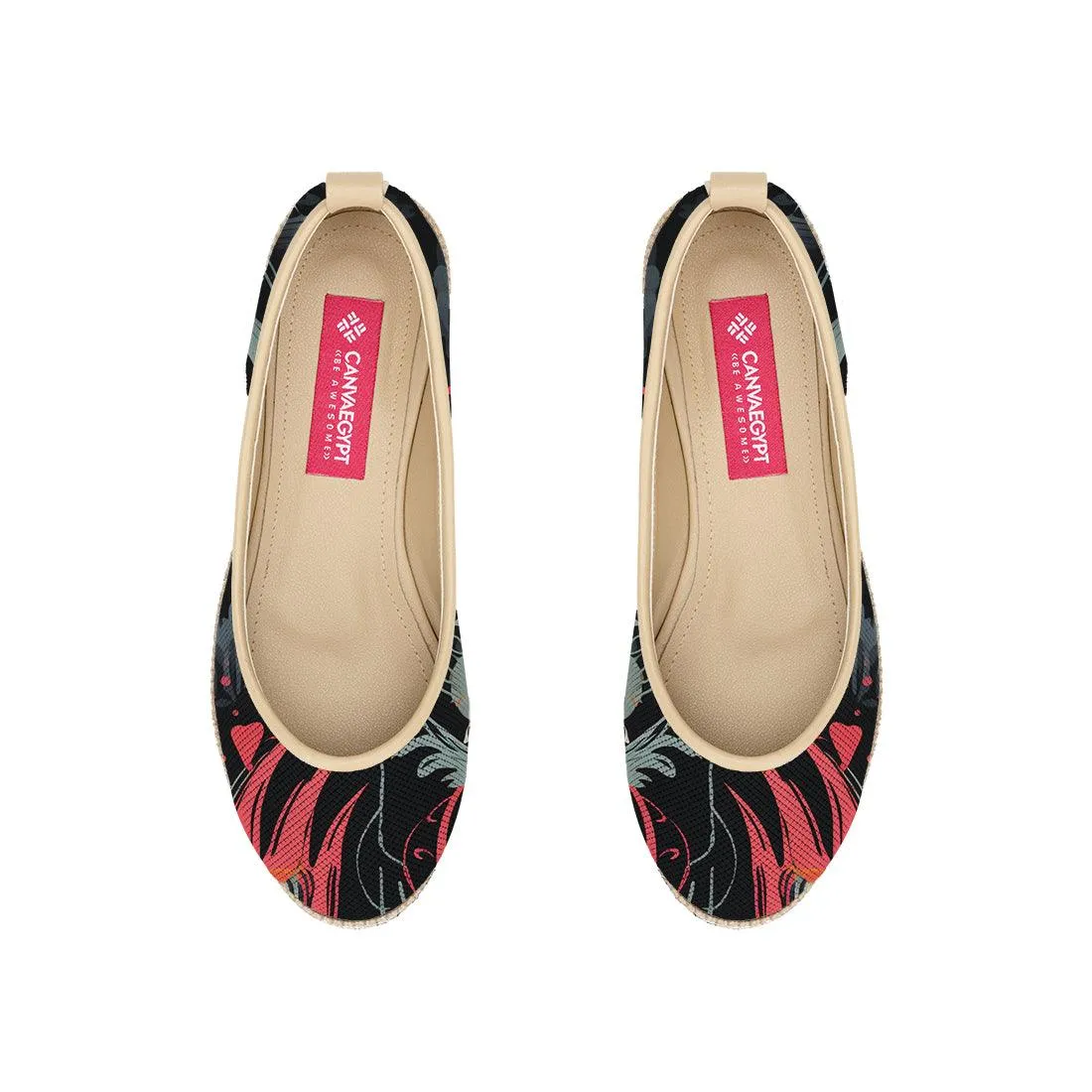 Beige Voyage Round Toe Flecks