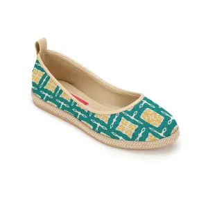 Beige Voyage Round Toe Greeny