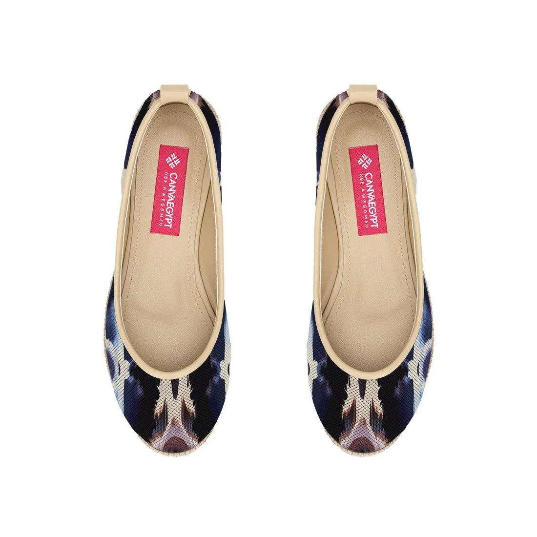 Beige Voyage Round Toe Puzzling