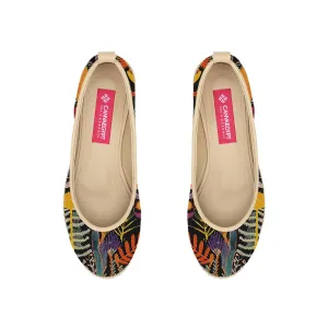 Beige Voyage Round Toe Sea Life