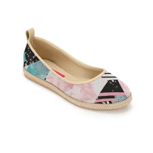 Beige Voyage Round Toe Sectioned
