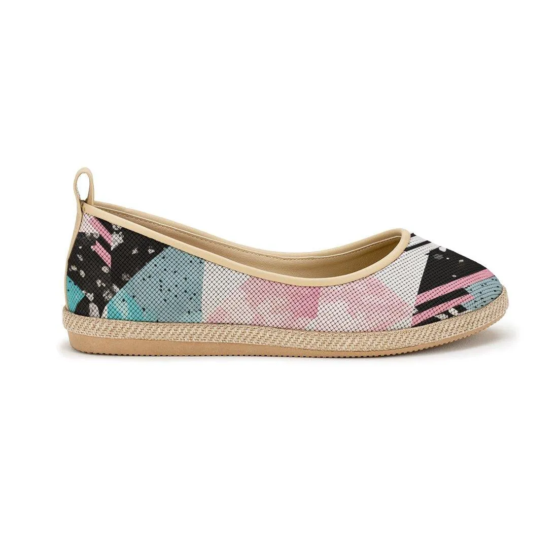 Beige Voyage Round Toe Sectioned