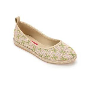 Beige Voyage Round Toe Simple
