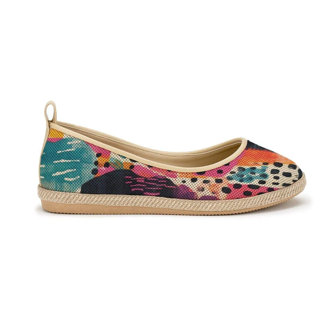 Beige Voyage Round Toe Splash