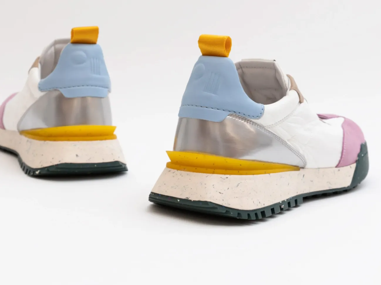 Brooklyn White Multi Sneaker