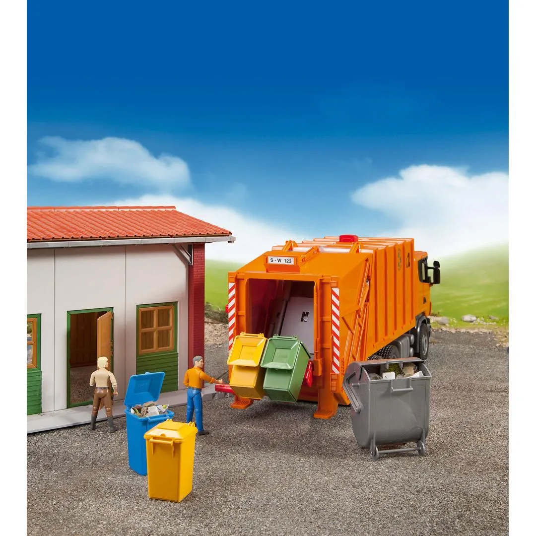 Bruder Garbage Can Set of 4 3yrs 