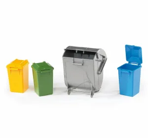Bruder Garbage Can Set of 4 3yrs 