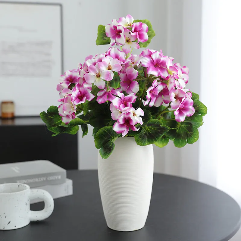 Bulk 16.5 inches Tall Geranium Bush Shrubs UV Resistant Flowers for Outdoors and Indoors Wholesale