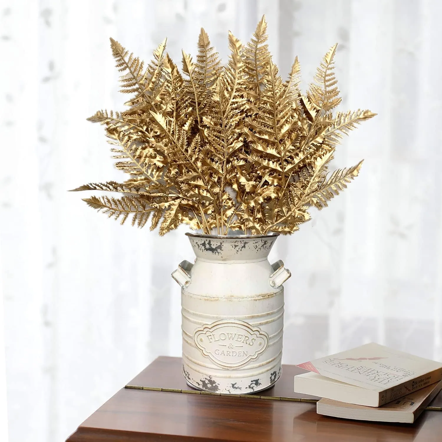 Bulk 2pcs Gold Bush Grass Faux Shrubs Plants for Indoor Outdoor Garden Wedding Table Planter Filler  Wholesale