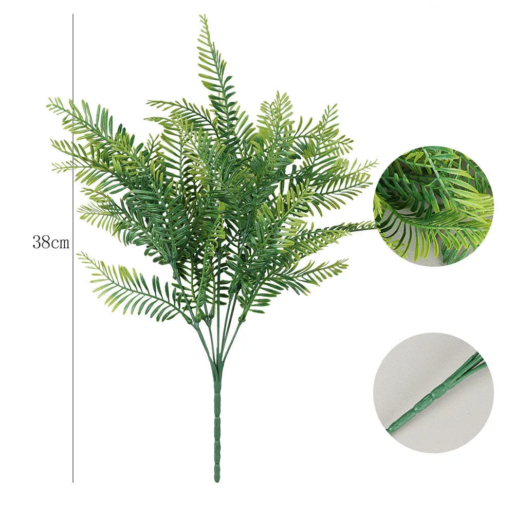 Bulk Artificial Greenery Plants Bush for Outdoors UV Resistant Artificial Plants Wholesale