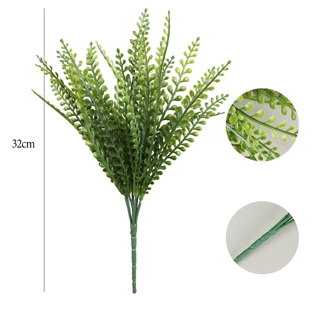 Bulk Artificial Greenery Plants Bush for Outdoors UV Resistant Artificial Plants Wholesale