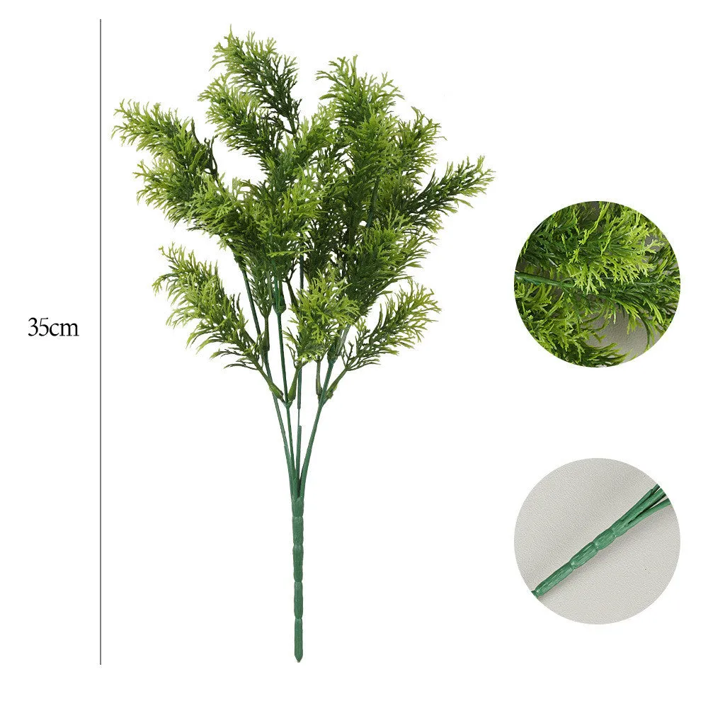 Bulk Artificial Greenery Plants Bush for Outdoors UV Resistant Artificial Plants Wholesale