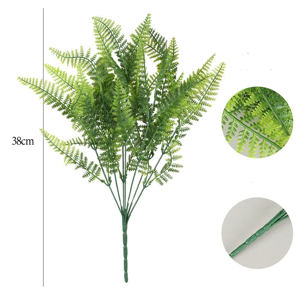 Bulk Artificial Greenery Plants Bush for Outdoors UV Resistant Artificial Plants Wholesale