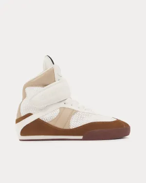 Chloé Kick Natural Brown High Top Sneakers