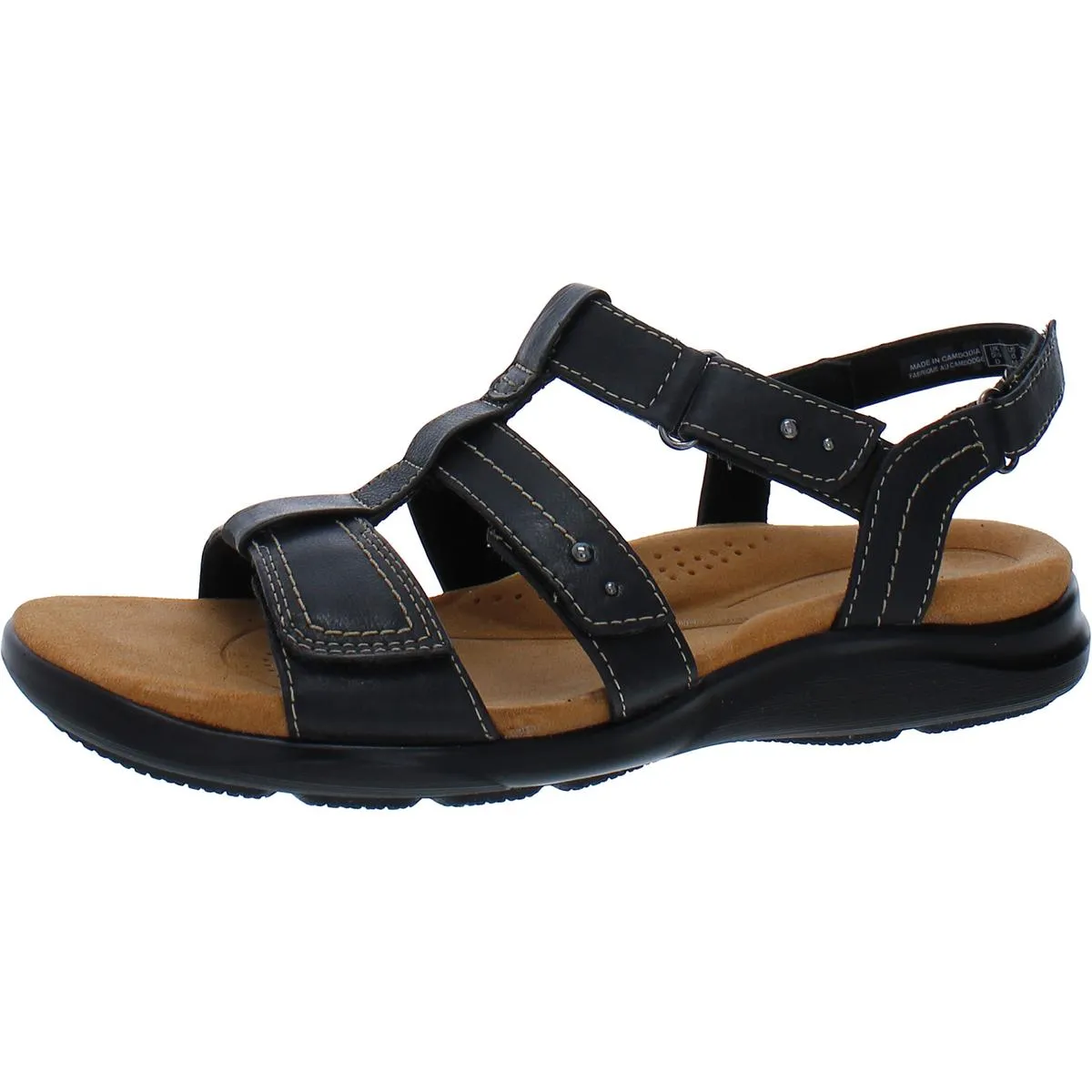 Clarks Womens Kitly Step Adjustable Outdoors Ankle Strap