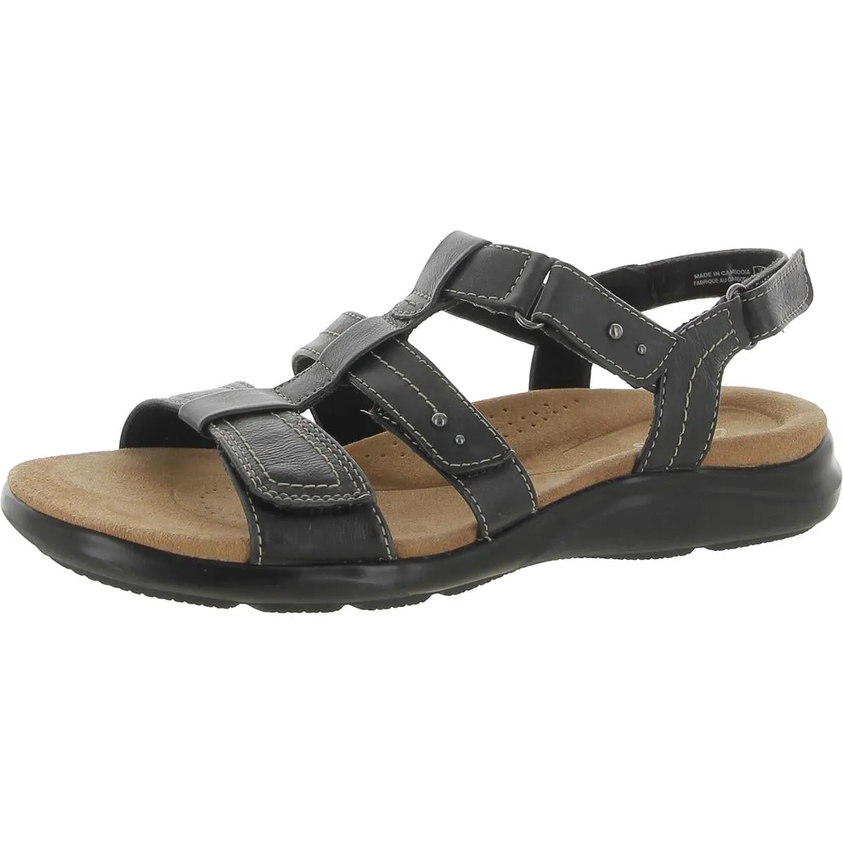 Clarks Womens Kitly Step Adjustable Outdoors Ankle Strap