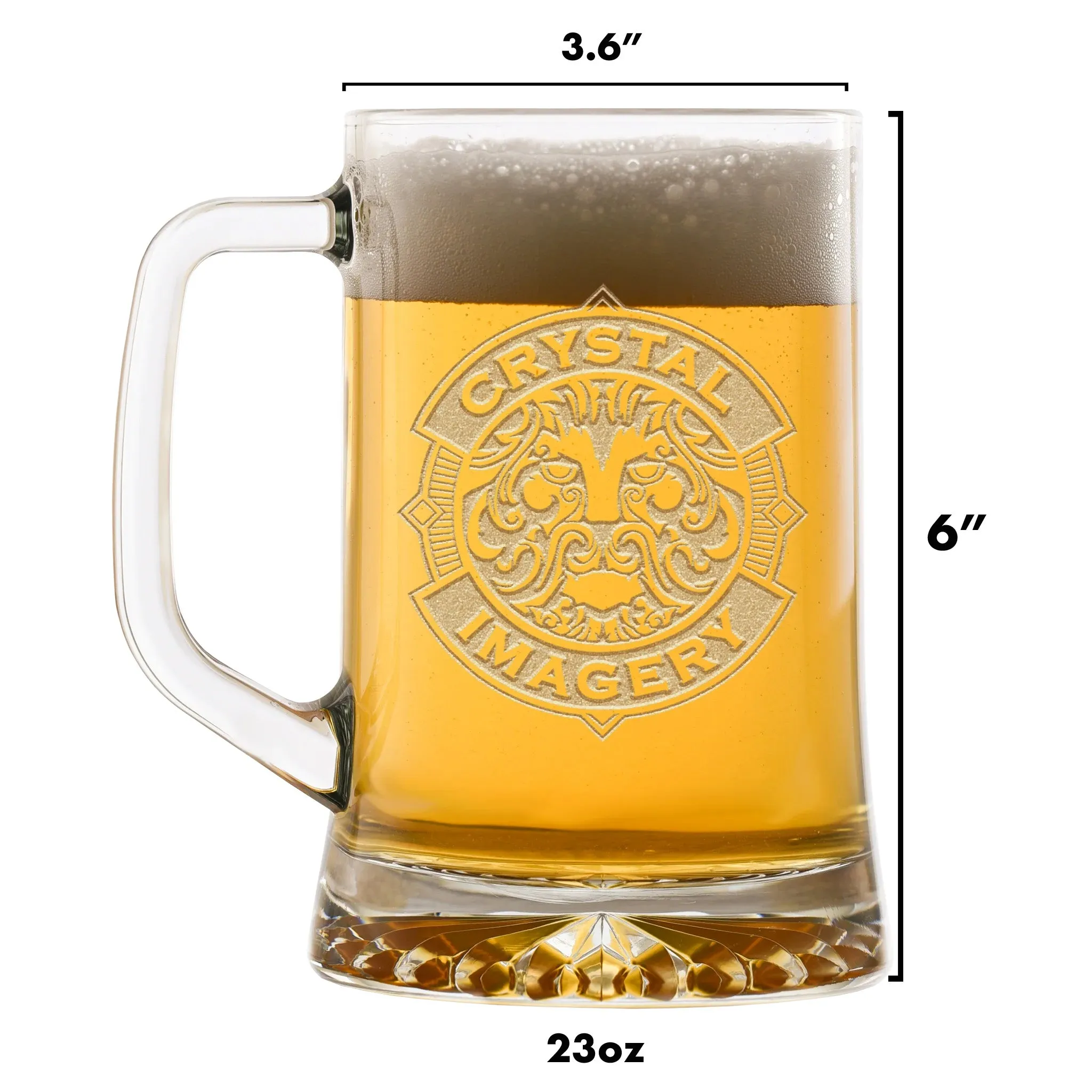 Custom Engraved Beer Mugs with Antlers and Name