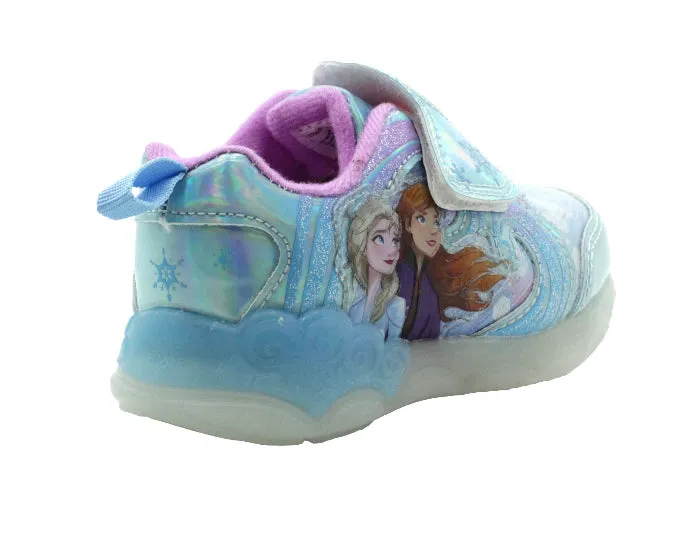Disney Frozen 2 Anna & Elsa Toddler Girls Light-Up Athletic Sneaker