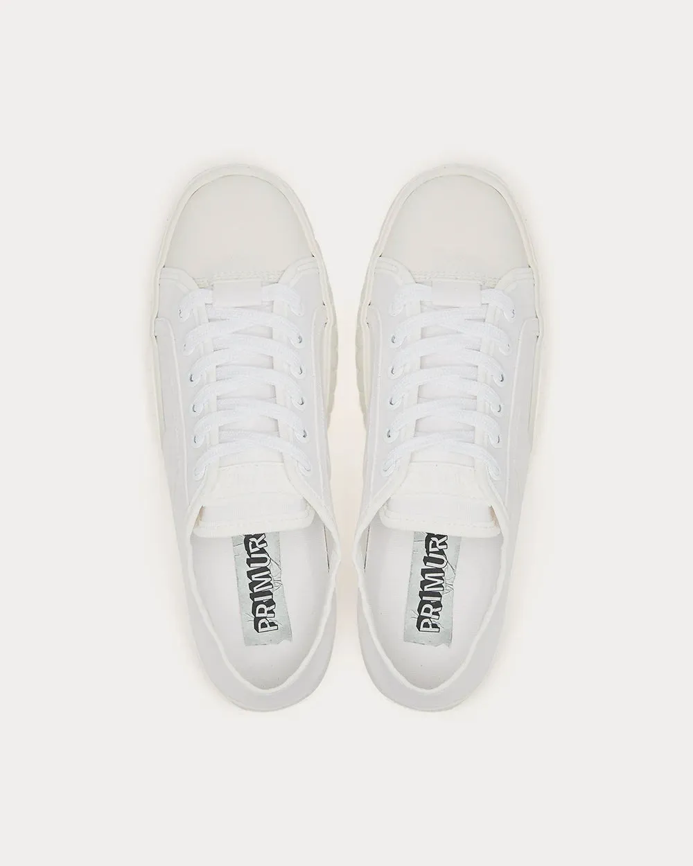 Divid White / White Low Top Sneakers