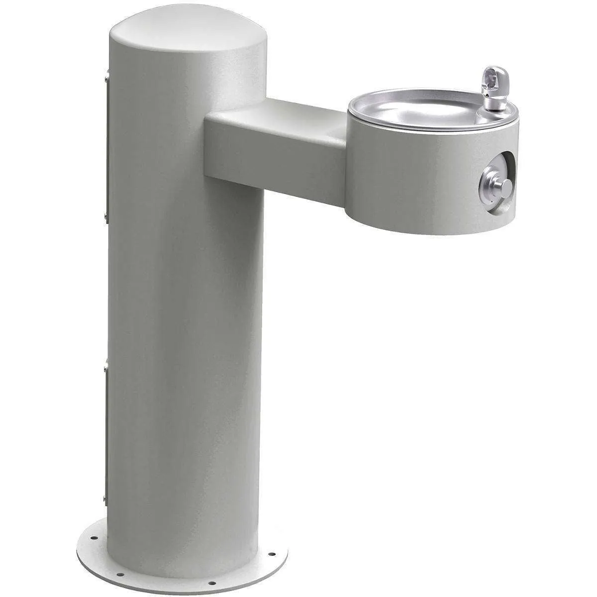 Elkay Outdoor Fountain Pedestal Non-Filtered, Non-Refrigerated Freeze Resistant Gray LK4410FRKGRY