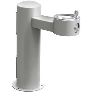 Elkay Outdoor Fountain Pedestal Non-Filtered, Non-Refrigerated Freeze Resistant Gray LK4410FRKGRY