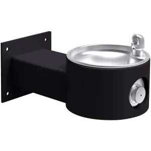 Elkay Outdoor Fountain Wall Mount, Non-Filtered Non-Refrigerated, Black LK4405BLK