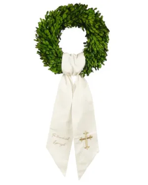 For this Child I Prayed Wreath Sash