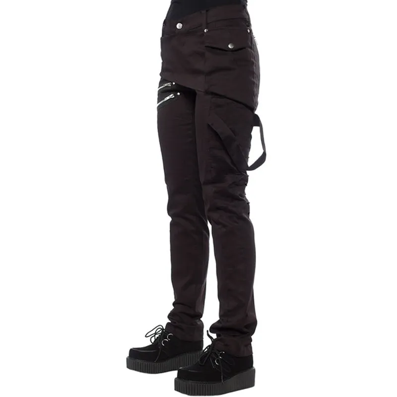 Funki Buys | Pants | Women's Punk Pants | Streetwear Zip Jeans