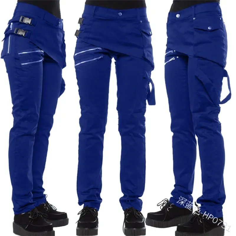 Funki Buys | Pants | Women's Punk Pants | Streetwear Zip Jeans