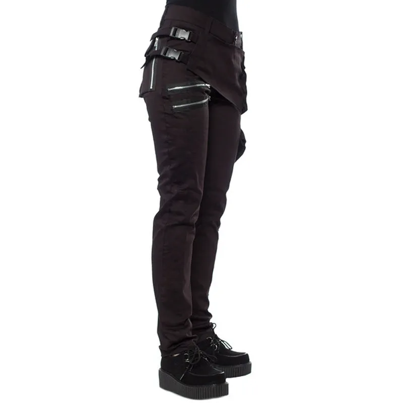 Funki Buys | Pants | Women's Punk Pants | Streetwear Zip Jeans