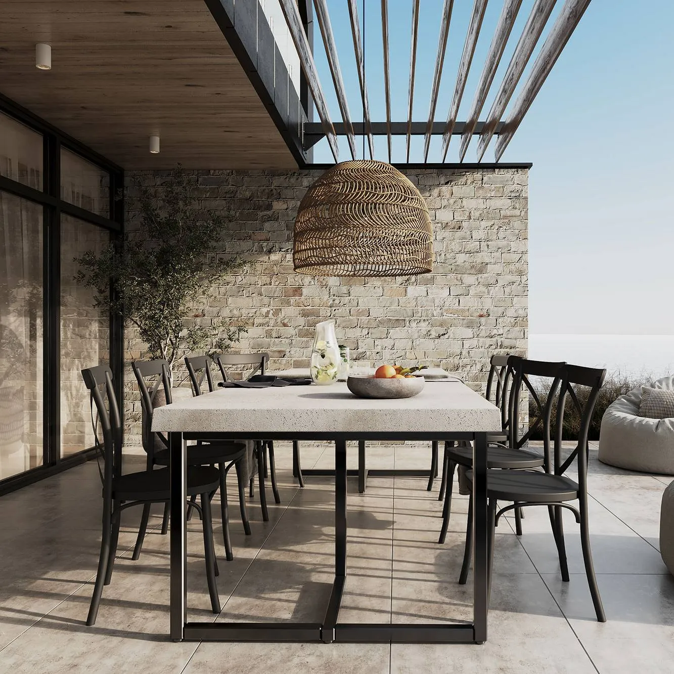 Gina Dining Chair - Stackable (Outdoors)