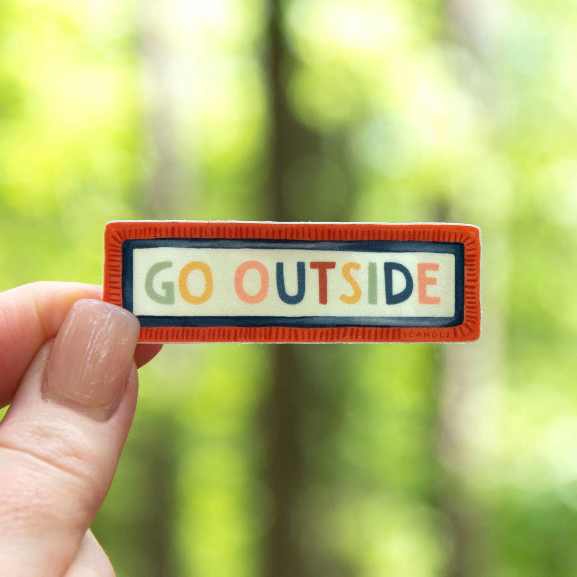 Go Outside Sticker