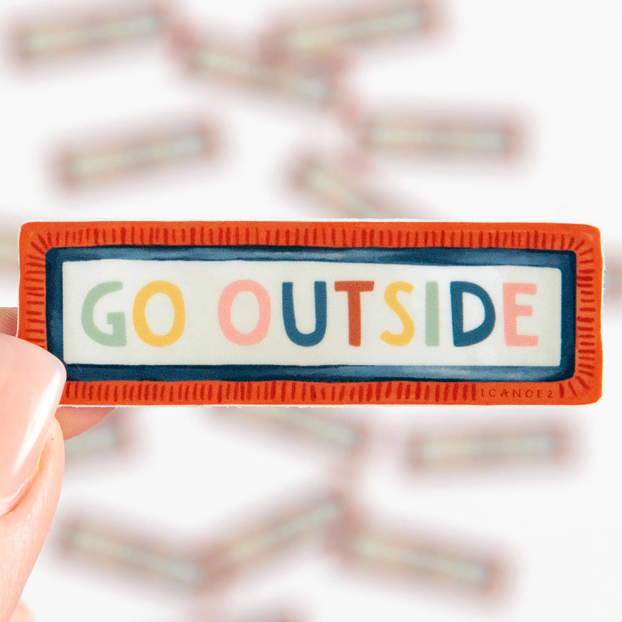 Go Outside Sticker
